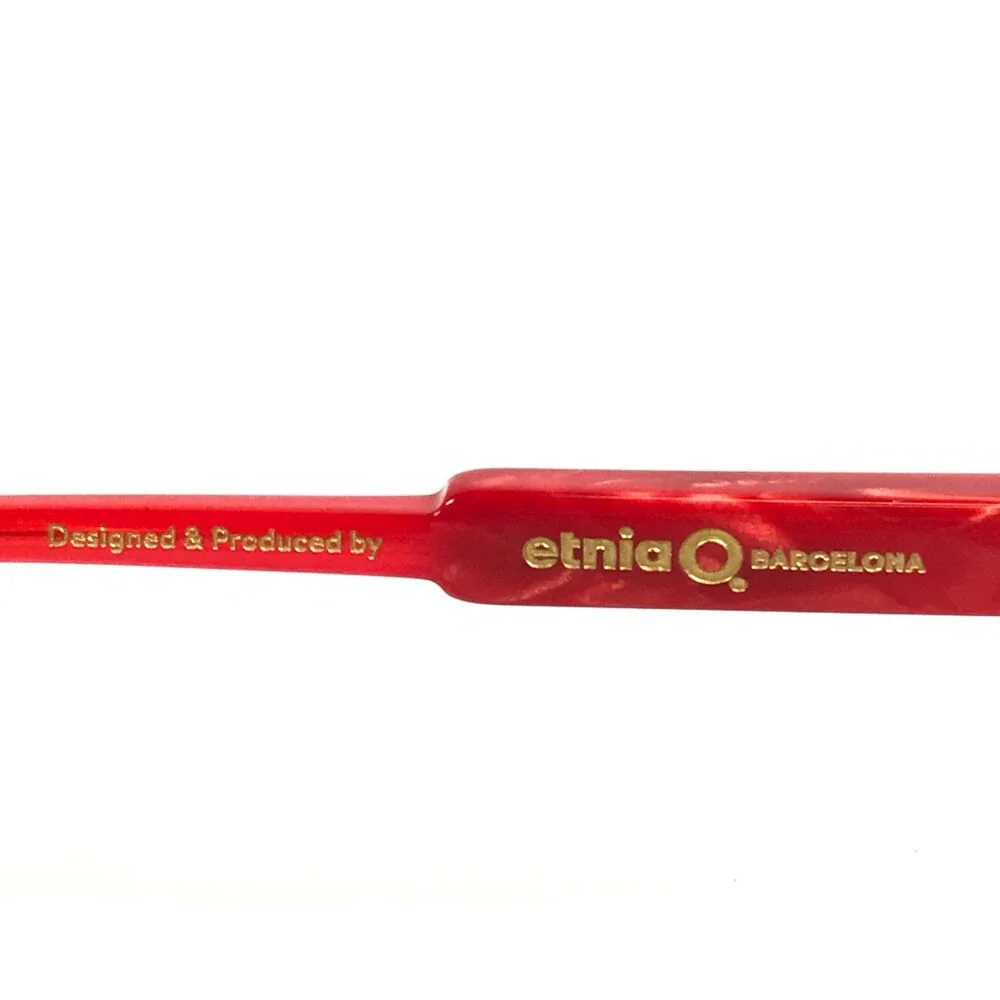 Etnia Barcelona Eyeglasses Frames STELE HVRD Havana Red Full Rim 56-16-138